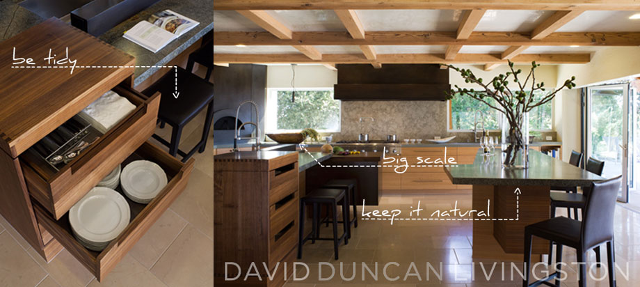 California Modern Rustic Kitchen